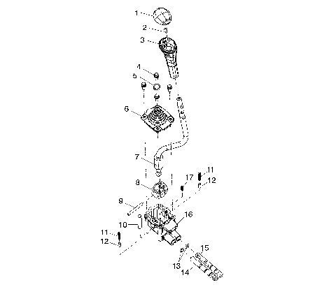 GEAR SELECTOR - C10CD50AA (4977417741C13)
