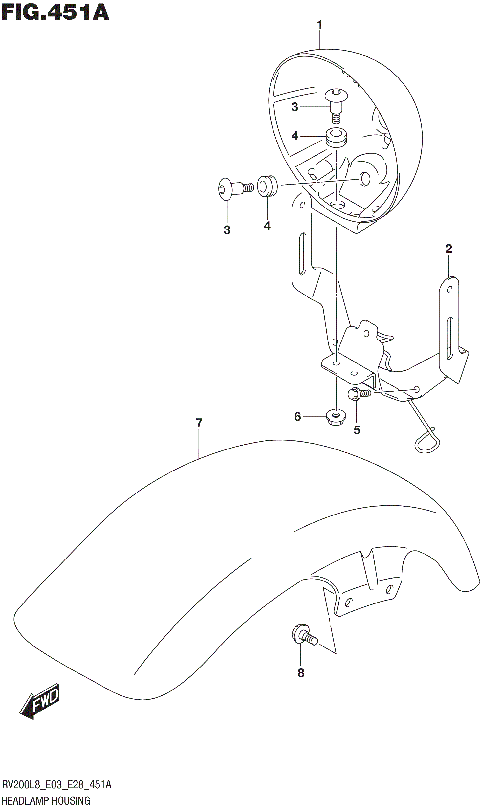 HEADLAMP HOUSING