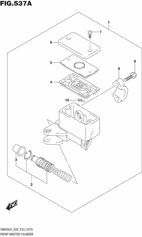 FRONT MASTER CYLINDER