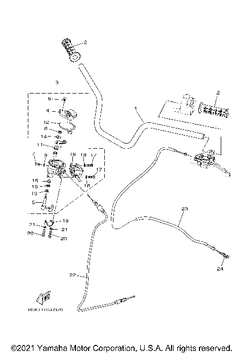 STEERING HANDLE CABLE