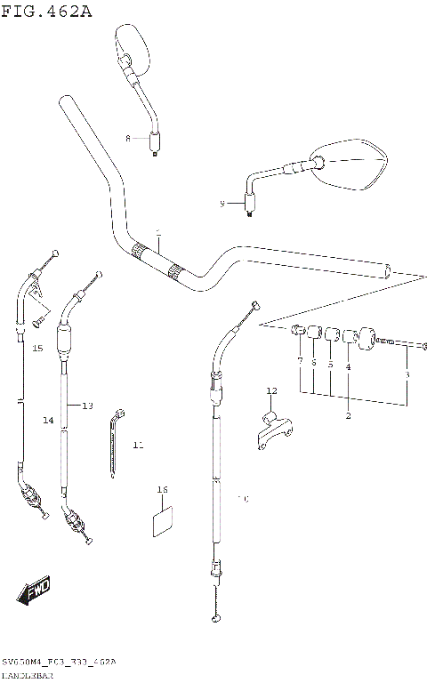 HANDLEBAR (SV650M4 E03)