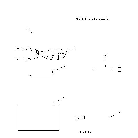 TOOLS, TOOL KIT - A17SES57C1/C2/C7/CL/E1/E2/E7/EL/SET57C1/C2/E1/E2 [100035]