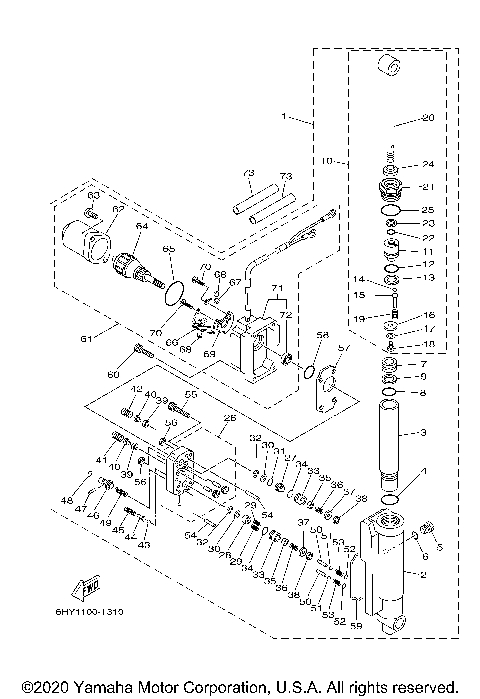 POWER TRIM TILT ASSY
