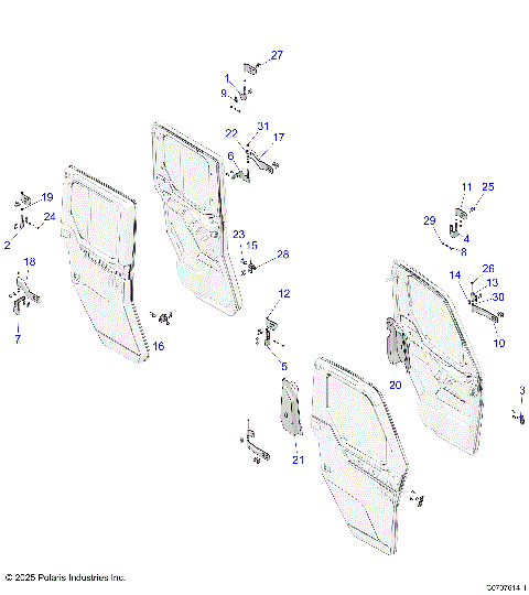 BODY, DOOR, MOUNTING, CREW -  (C0707614-1)