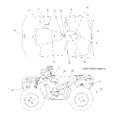 BODY, DECALS - A12ZN5EAD/EAH/EAL/EAM/EAO/EAT (49ATVDECAL12SPEPS550)