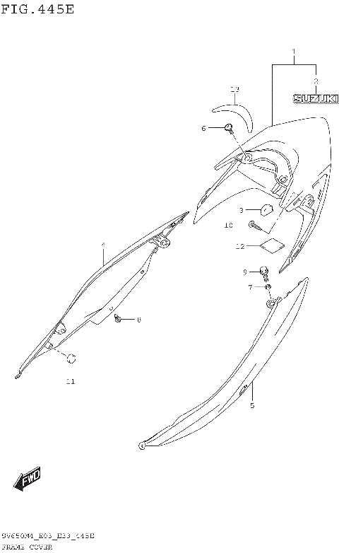 FRAME COVER (SV650XAM4 E28)