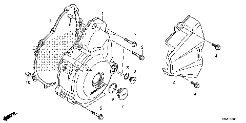 LEFT CRANKCASE COVER