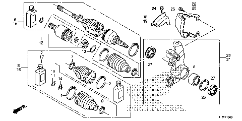 FRONT KNUCKLE@DRIVESHAFT