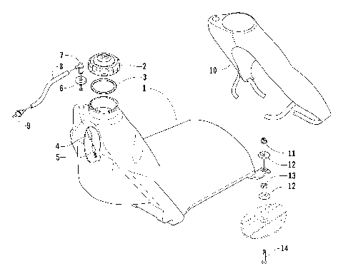 GAS TANK ASSEMBLY [82152]