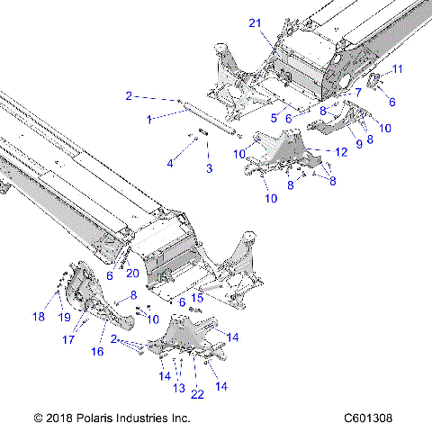 CHASSIS, BULKHEAD ASM. - S20EHM8RS ALL OPTIONS (601005C)