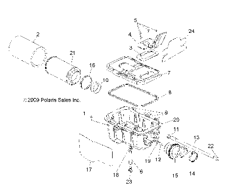 ENGINE, AIR INTAKE SYSTEM - A13NA32FA (49ATVAIRBOX10TBLZR)
