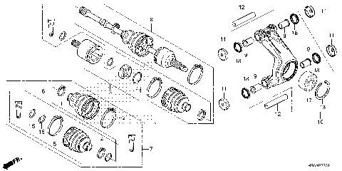 REAR KNUCKLE@REAR DRIVE