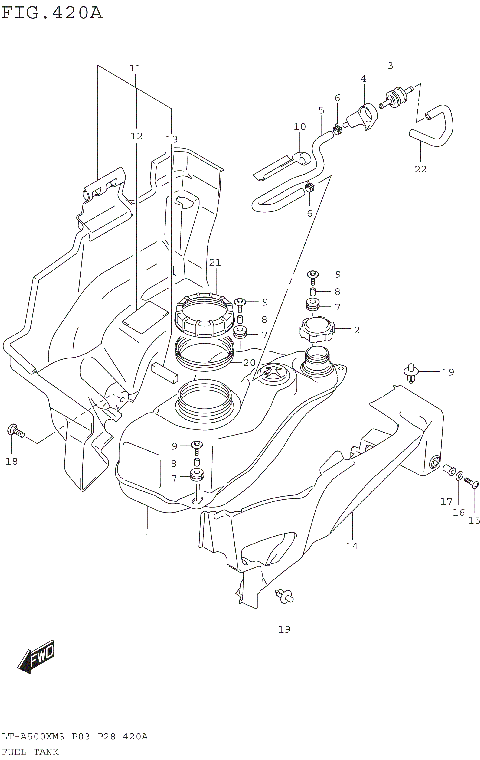FUEL TANK (LT-A500XPM3 P03)