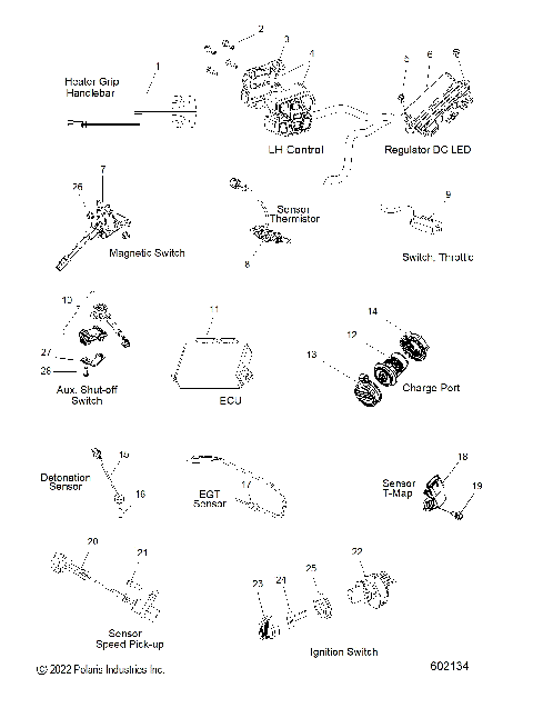 ELECTRICAL, SWITCHES, SENSORS and COMPONENTS - S23TDB6RSL (601656)