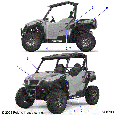 BODY, DECALS - G24GXE99 (900706)