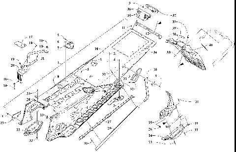 TUNNEL AND SNOWFLAP ASSEMBLY [107661]