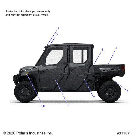 BODY, DECALS GENERAL