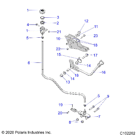 BRAKES, BRAKE PEDAL and MASTER CYLINDER - A25SVE95PG (C102262)