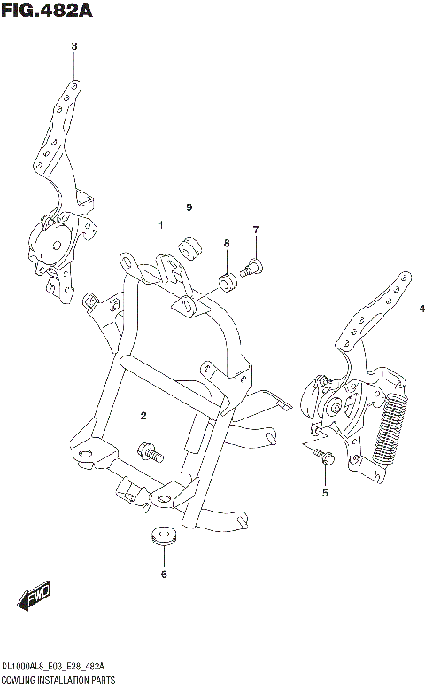 COWLING INSTALLATION PARTS