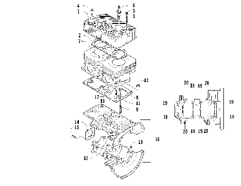 CRANKCASE AND CYLINDER [87653]