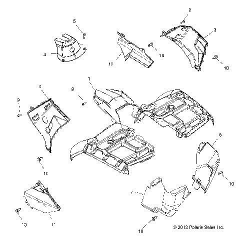 BODY, FRONT CAB - A14YN8EAJ/EAT (49MVCAB14SP850)