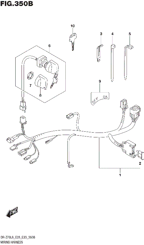 WIRING HARNESS (DR-Z70L6 E33)