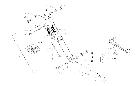 FRONT SUSPENSION SHOCK ABSORBER ASSEMBLY [105137]