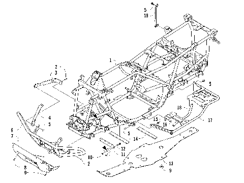 FRAME AND RELATED PARTS [85595]