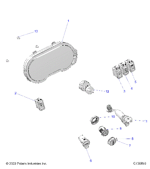 ELECTRICAL, DASH INSTRUMENTS - R23RRE99DX (C730472)