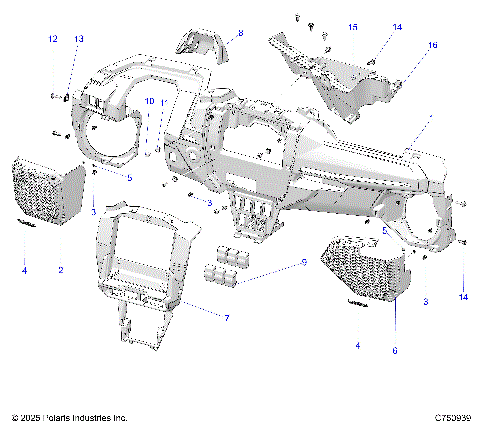 BODY, DASH LOWER - Z26RPK2KAR/BR/AV/BV/AC/BC/AJ/BJ (C750939)