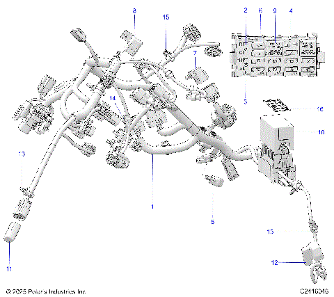 ELECTRICAL, WIRE HARNESS, MAIN - S26TDV8MS (C2416046)