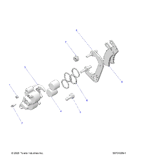 BRAKES, CALIPER FRONT