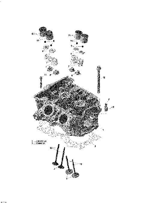 01- Cylinder Head And Exhaust Manifold - 600 ACE
