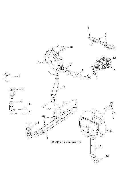 ENGINE, AIR INTAKE - R15RAA76AA/AJ (49RGRAIRINTAKE146X6)