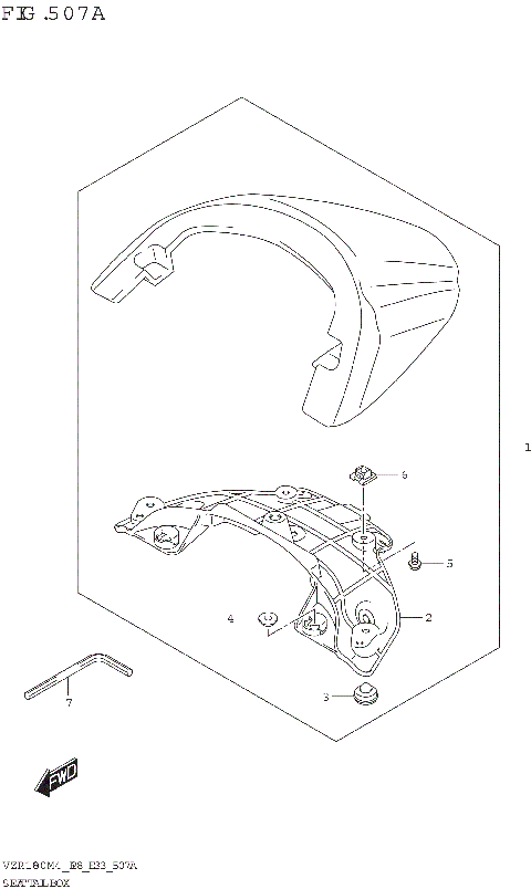 SEAT TAIL BOX (VZR1800)