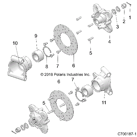 SUSPENSION, REAR CARRIER - Z20CHA57K2 (C700187-1)