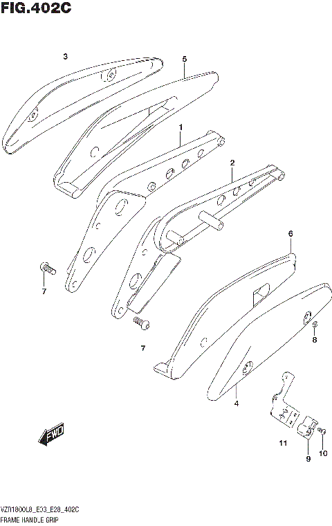 FRAME HANDLE GRIP (VZR1800BZL8 E28)