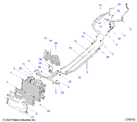 ENGINE, COOLING - Z25XPD92A/92B (C75792)