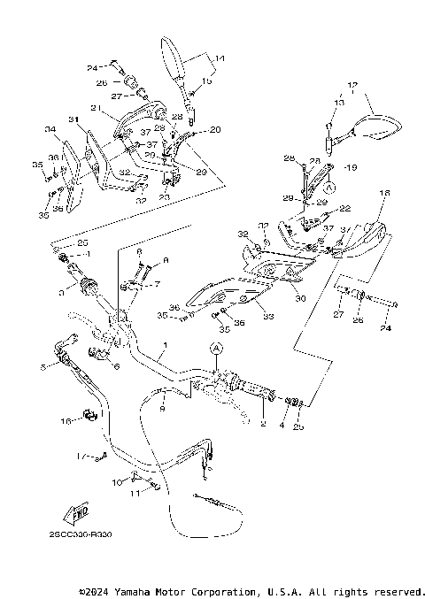STEERING HANDLE CABLE