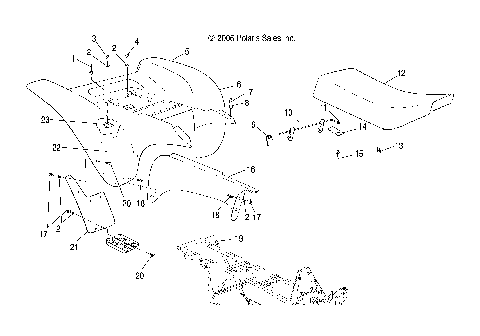 CAB, REAR - A07BG50AA/FA (49ATVCABRRSCRAM)