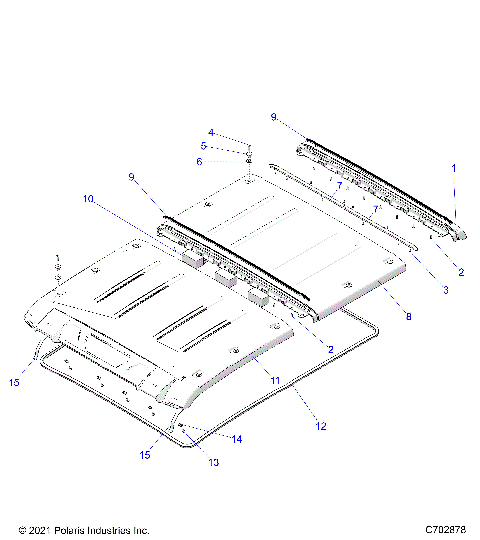 BODY, ROOF , 5P - G24G5K99A/99B (C702878)