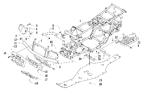 FRAME AND RELATED PARTS [81208]