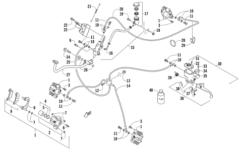 HYDRAULIC BRAKE ASSEMBLY