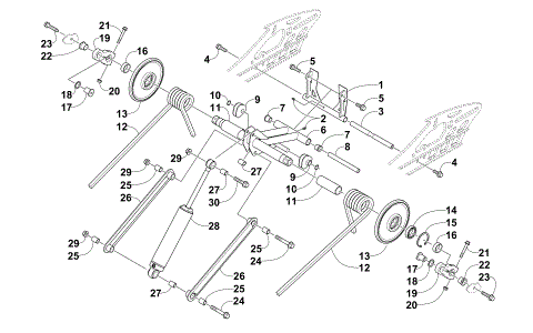 REAR SUSPENSION REAR ARM ASSEMBLY