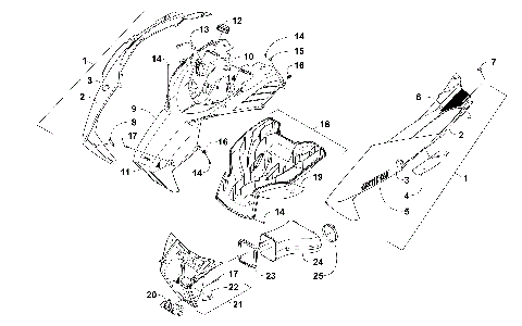 HOOD AND AIR INTAKE ASSEMBLY [103567]