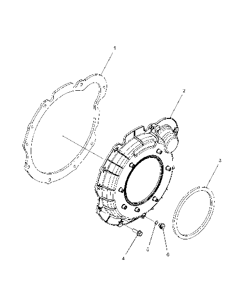ENGINE, FLYWHEEL COVER - R151DPD1AA/2D (49BRUTUSFLYWHEEL15DSL2)
