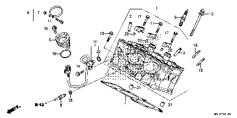 CYLINDER HEAD (RR.)