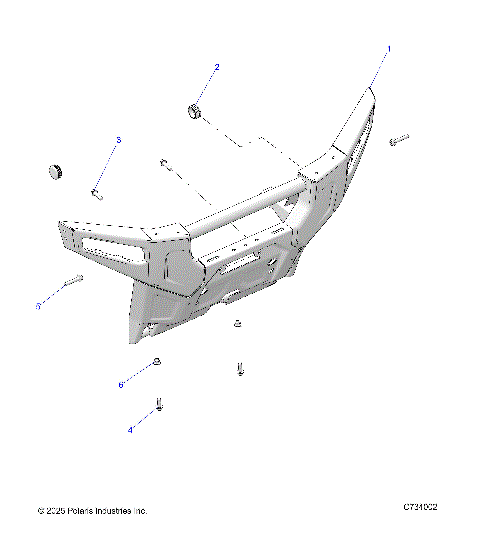 BODY, FRONT BUMPER - R26RRED4FB/CB/CP (C734002)