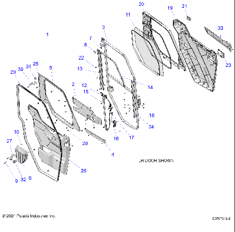 BODY, DOOR, FULL CRANCK - R26RRU99FP (C0707613-2)