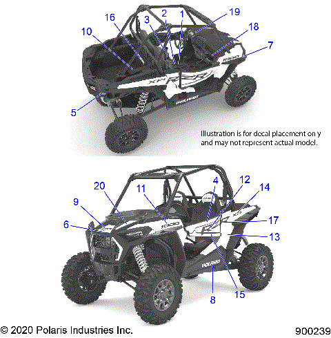 BODY, DECALS - Z21NAE99AC/AK/BC/BK (900239)